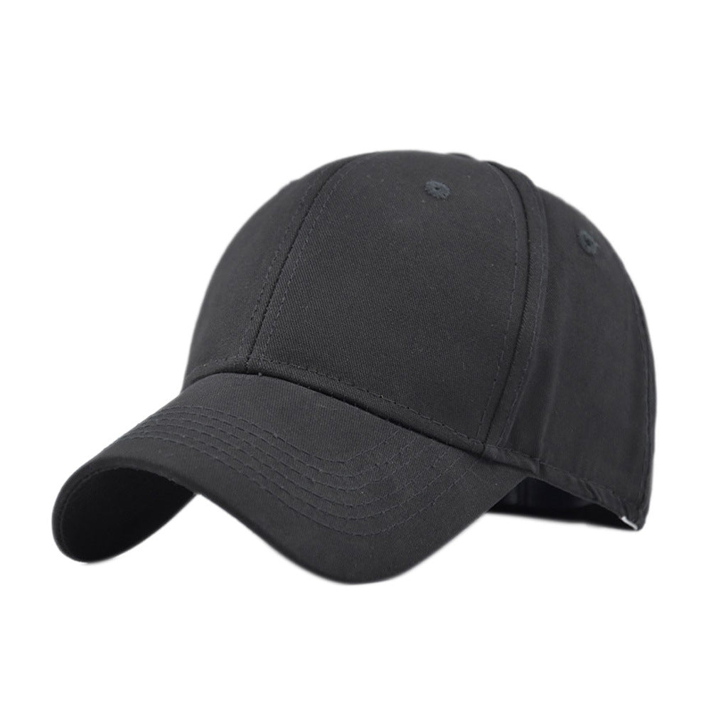 Wholesale Cotton Hard Top Solid Color Baseball Cap